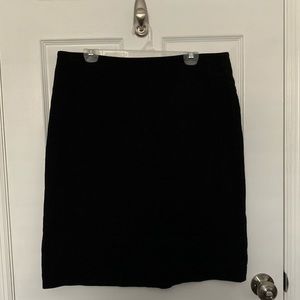 Gap 90 Vintage Corduroy Black Skirt